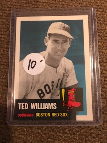 1991 Topps Archives 1953 Ted Williams #319 Boston Red: 1991 Topps Archives 1953 Ted Williams #319 Boston Red Sox