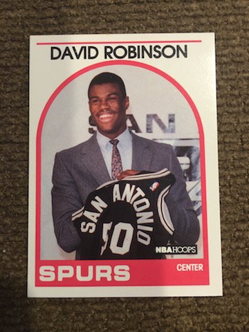 David Robinson 1989 Hopps Rc #138: David Robinson 1989 Hopps Rc #138