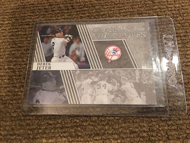 Derek Jeter Classic Walkoffs Topps Insert 2012 #CW-15 (1 of 2)