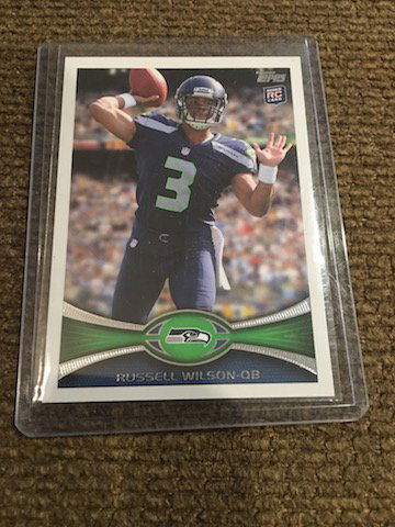 2012 Topps #165A Russell Wilson RC Rookie Seahawks (1 of 2)