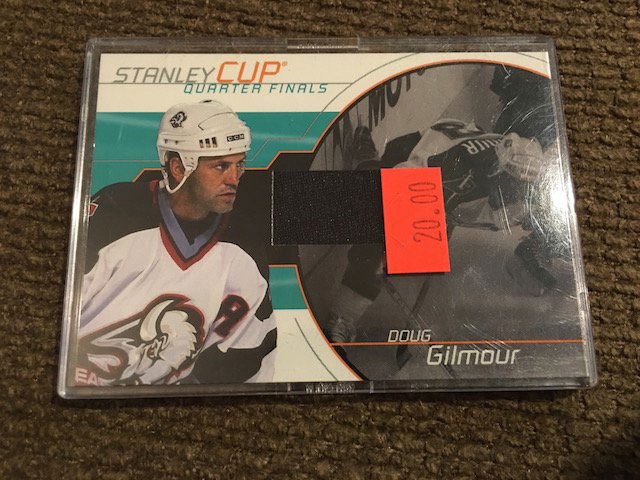 doug gilmour 2007 in the game Stanley Cup Jersey card (1 of 2)