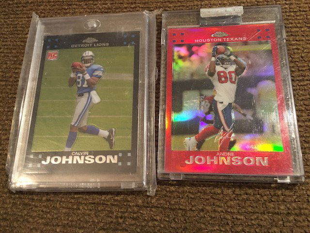 2007 Topps Chrome #TC200 Calvin Johnson RC and Andre (1 of 2)