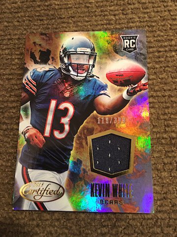 2015 Certified Kevin White Jersey card (1 of 2)
