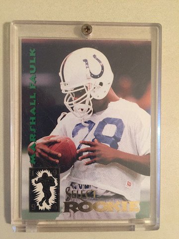Marshall Faulk 1994 Score Select Rookie Card: Marshall Faulk 1994 Score Select Rookie Card