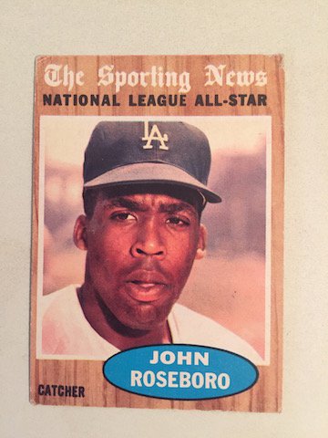 John Roseboro 1962 Topps All Star #397 (1 of 1)