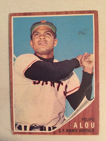 Felipe Alou 1962 Topps #133 (1 of 1)