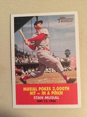 Stan Musial 2007 Topps Heritage Insert (1 of 1)