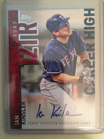 Ian Kinsler 2015 Topps Autograph Insert (1 of 1)