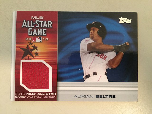 Adrian Beltre 2010 Topps Update Jersey Card (1 of 1)