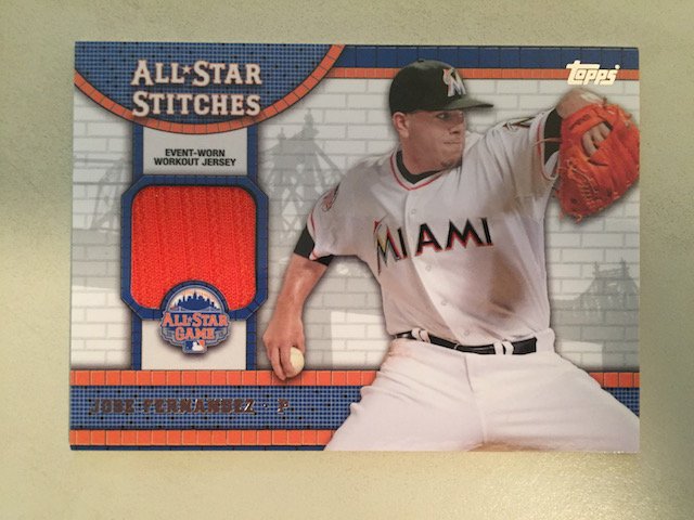 Jose Fernandez 2013 Topps Update All Star Stitches (1 of 1)