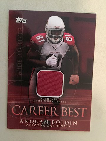 Anquan Boldin 2009 Topps Jersey Card (1 of 1)