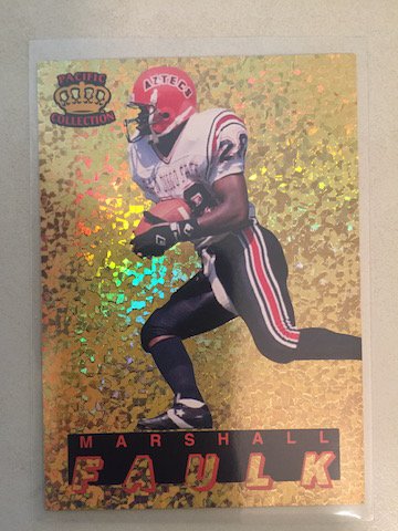 Marshall Faulk 2004 Pacific Gold Prism Rookie Card: Marshall Faulk 2004 Pacific Gold Prism Rookie Card