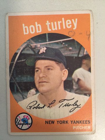 Bob Turley 1959 Topps #60 (1 of 1)