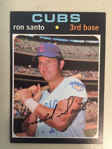 Ron Santo 1971 Topps #220 (1 of 1)