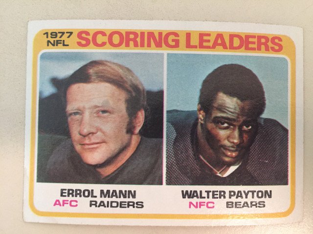 1978 Topps 1977 Scoring Leaders w Walter Payton #334: Nice-Minor Left Corner Dings