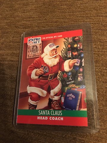 1991 Pro Set Santa Claus SP Card: 1991 Pro Set Santa Claus SP Card
