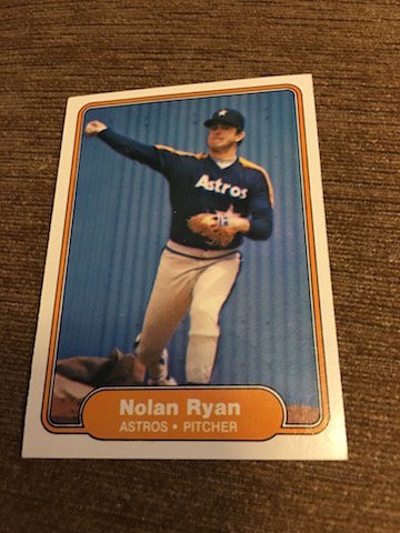 Nolan Ryan 1982 Donruss Card #229 (1 of 2)