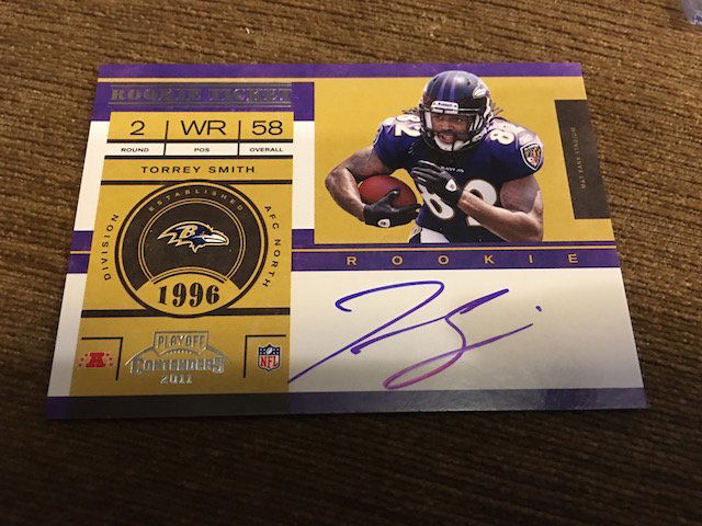 Torrey Smith 2011 Contenders Auto RC (1 of 2)