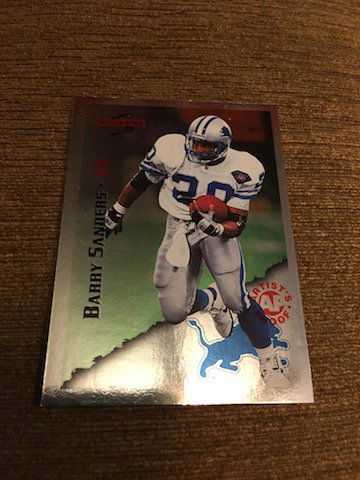 Barry Sanders 1995 Score #2 Artist Proof (1 of 2)