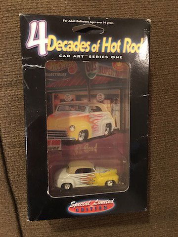 1947 Ford Hot Wheels 4 DECADES OF HOT RODS 1:64 Diecast: 1947 Ford Hot Wheels 4 DECADES OF HOT RODS 1:64 Diecast SPECIAL EDITION New RARE