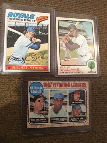 Vintage Baseball Card lot George Brett 1977 Topps (1 of 2)