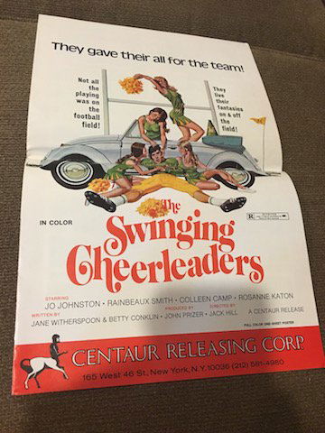 The Swinging Cheerleaders 1974 Orig One Sheet TriFold (1 of 5)