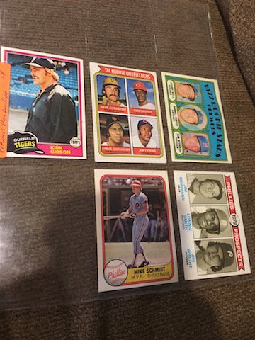 Vintage Baseball Card Lot Ken Griffey 1974 Topps RC (1 of 3)