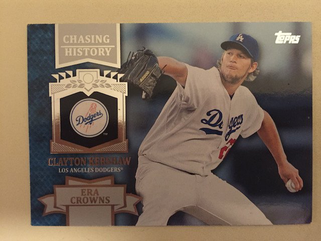 Clayton Kershaw 2013 Topps Chasing History Insert (1 of 1)
