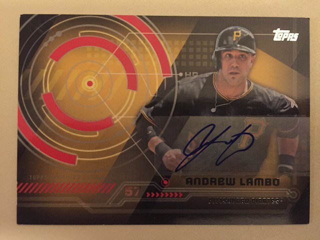 Andrew Lambo 2014 Topps Autograph Insert Card (1 of 1)