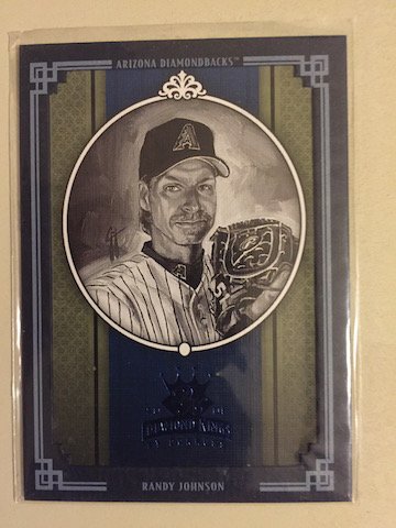 Randy Johnson 2005 Diamond Kings Blue Parallel #11: Randy Johnson 2005 Diamond Kings Blue Parallel #11 49/100 RARE