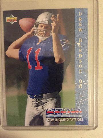 Drew Bledsoe Upper Deck Rookie Card #11 (1 of 1)