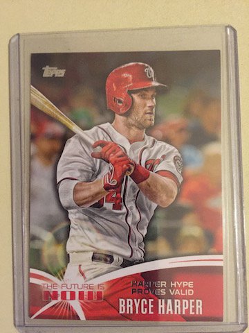 Bryce Harper 2014 Topps The Future is Now Insert (1 of 1)