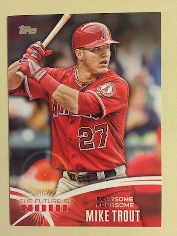 Mike Trout 2014 Topps The Future is Now Insert (1 of 1)