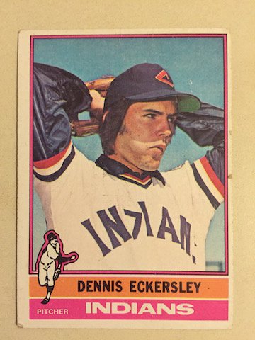 Dennis Eckersley 1976 Topps Rookie Card #98 (1 of 1)