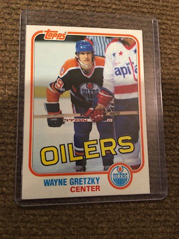 1981-82 Topps NHL #16 Wayne Gretzky Edmonton Oilers HOF: 1981-82 Topps NHL #16 Wayne Gretzky Edmonton Oilers HOF Nice