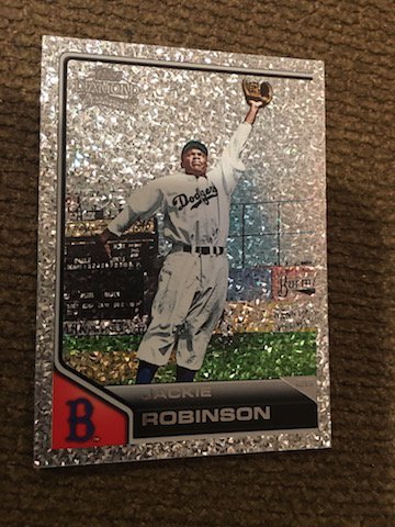 2011 Topps Lineage Platinum Diamond Anniversary: 2011 Topps Lineage Platinum Diamond Anniversary Refractor #42 Jackie Robinson