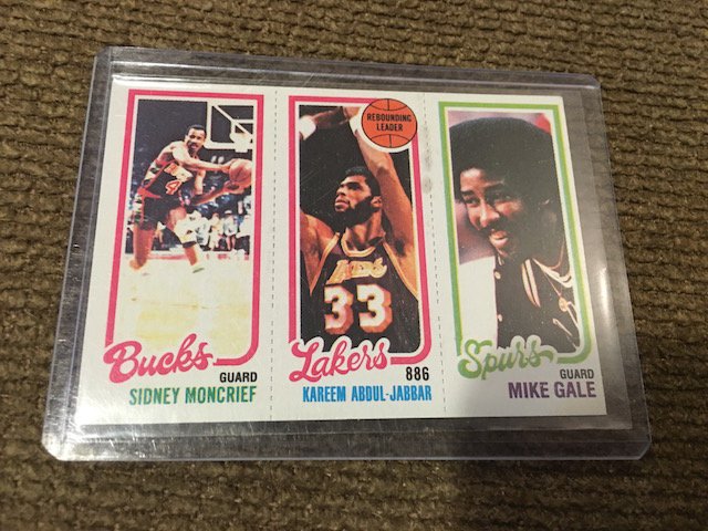 1980 Topps Basketball #207 Gale #135 Kareem: 1980 Topps Basketball #207 Gale #135 Kareem Abdul-Jabbar #151 Sidney Moncrief