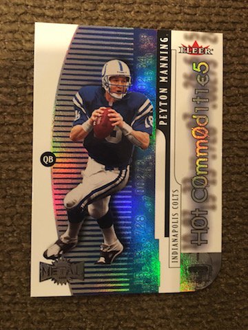 Peyton Manning 2000 Skybox Metal Hot Commodities Die (1 of 2)