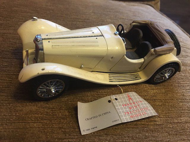 Franklin Mint 1938 Jaguar SS-100 1:24 Diecast Car 1986 (1 of 6)