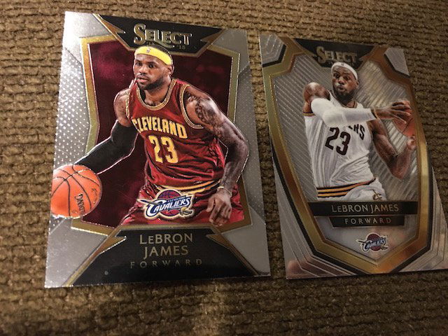 Lebron James 2014-15 Select 2 Card Basketball Lot (1 of 2)
