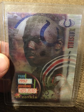 Marshall Faulk Colts San Diego State 1994 Sportflics RC: Marshall Faulk Colts San Diego State 1994 Sportflics RC
