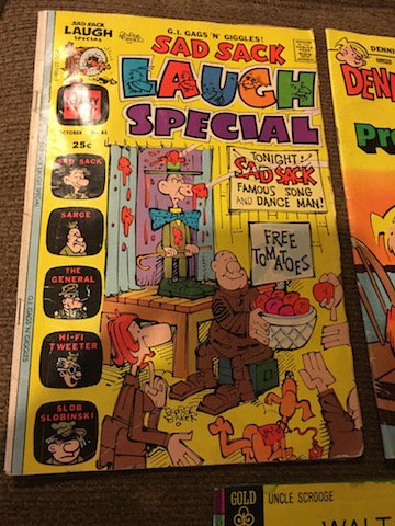 Lot of 3 Vintage Comics Walt Disney Uncle Scrooge Sad (1 of 4)