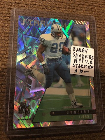 BARRY SANDERS 1999 HOLOGRFX STARVIEW #S3 SILVER Nice (1 of 2)