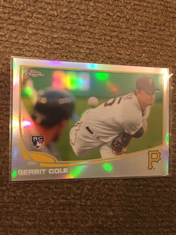 GERRIT COLE - 2013 TOPPS CHROME REFRACTOR RC (1 of 2)