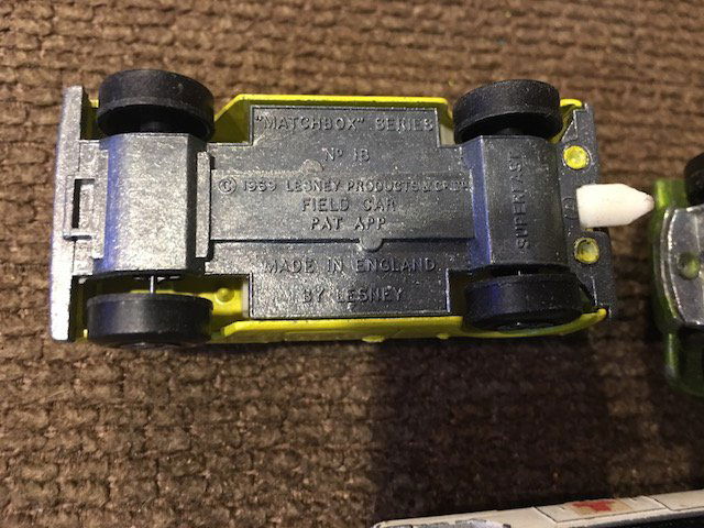 Lot of 3 Lesney Die Cast Trucks Field Car, Baja Buggy (1 of 3)