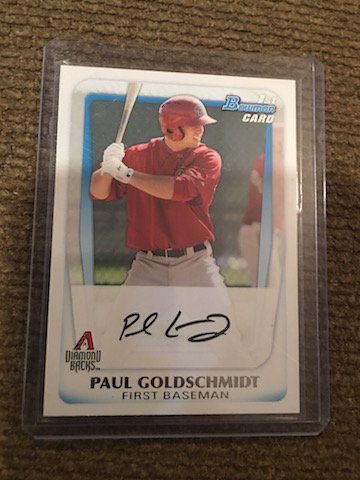 Paul Goldschmidt 2011 Bowman RC #BP99 (1 of 2)