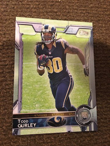 2015 Topps #422 Todd Gurley RC Rookie (1 of 2)