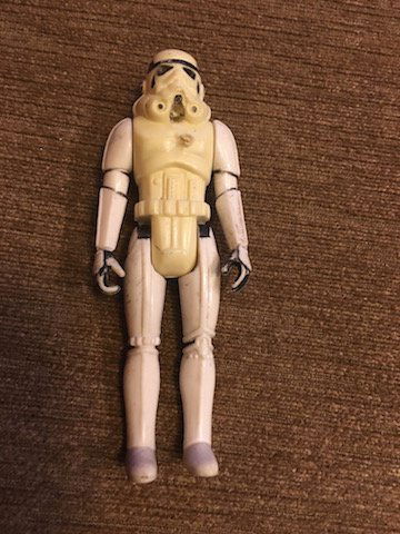 Star Wars Stormtrooper Action Figure 1977 Hong Kong (1 of 2)