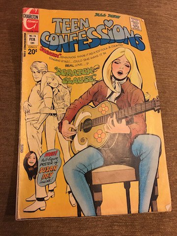 TEEN CONFESSIONS #78 Feb 1973 Comic w/ FULL POSTER OF (1 of 3)