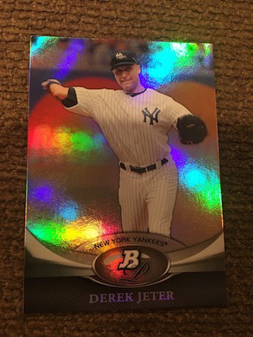 2011 Derek Jeter Bowman Platinum #9 (1 of 2)